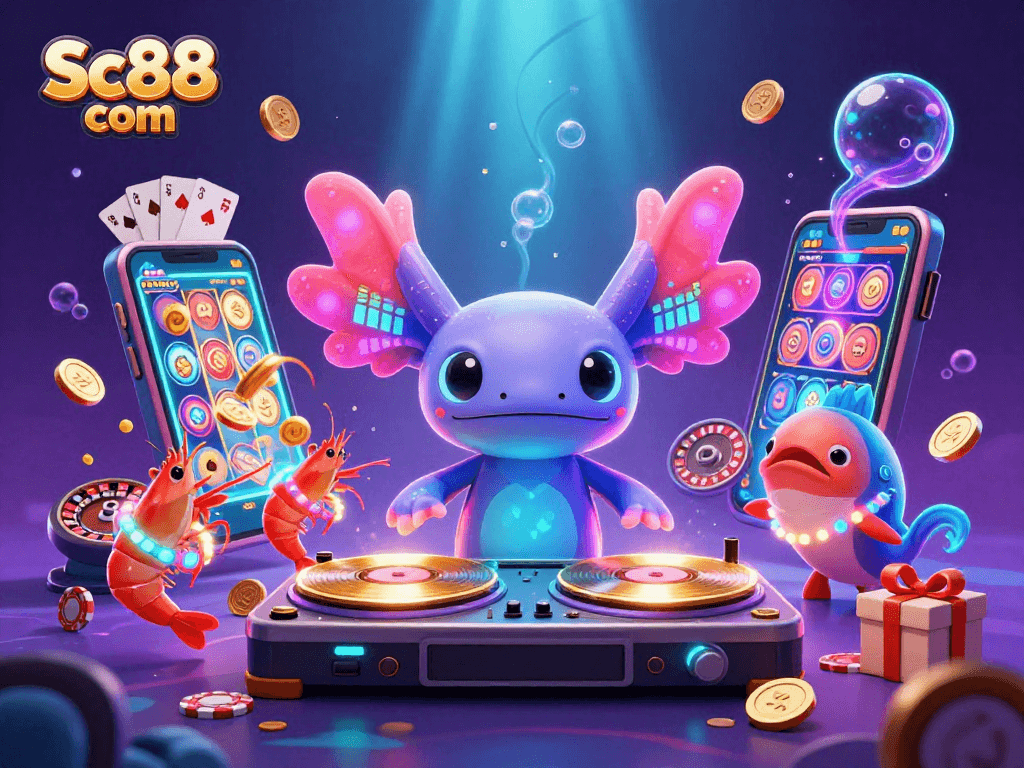 Experience thrilling gameplay at Sc88 com with vibrant casino characters and exciting slot games!
