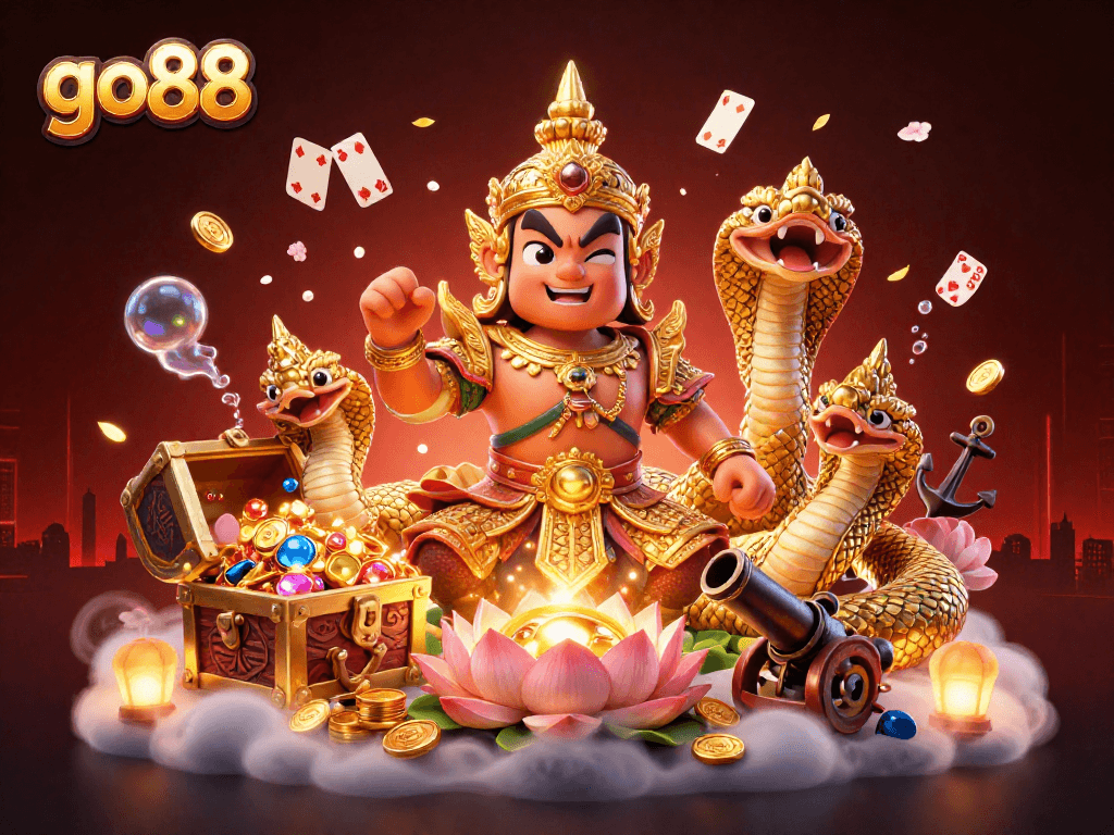 Experience exciting gameplay at go88 with vibrant characters and thrilling casino elements.
