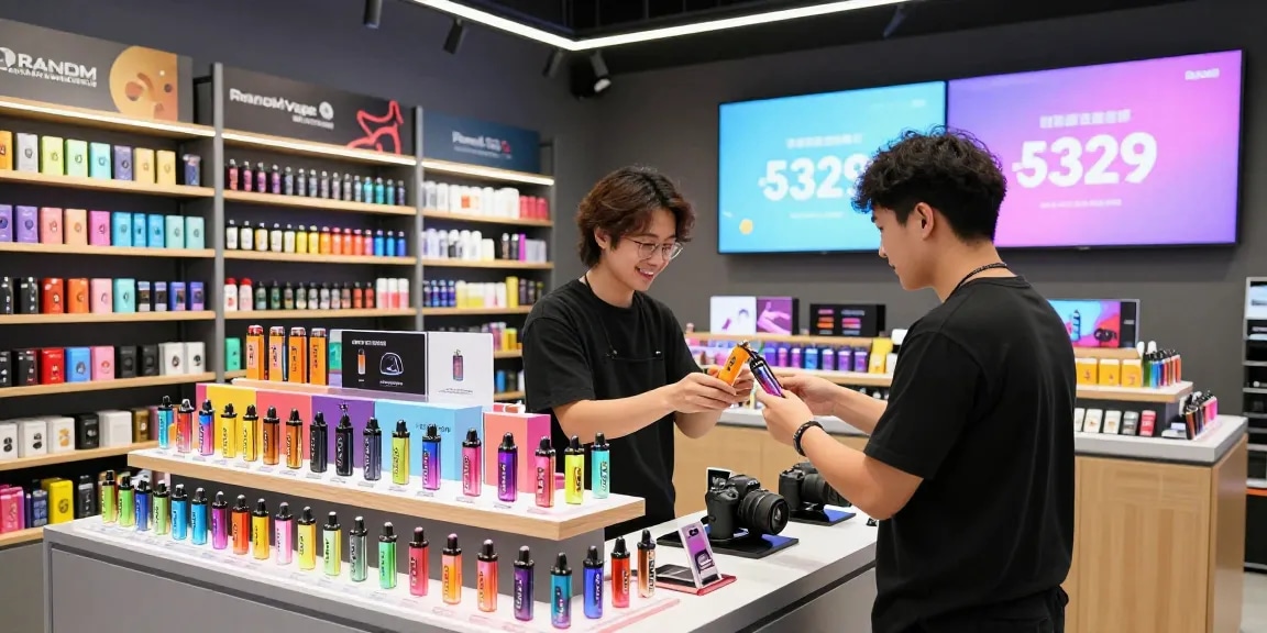 RandM Vape Shop Deutschland mit großer Auswahl an Vapes und freundlichem Kundenservice