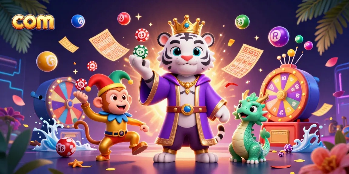 Engage in thrilling betting excitement with com as a vibrant golden monkey juggles poker chips.