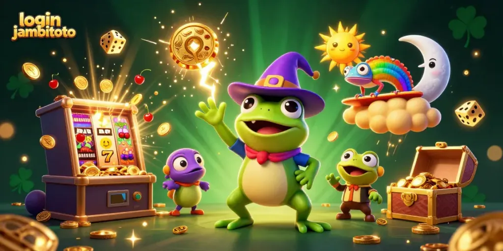 Experience your luck with login jambitoto featuring exciting casino themes in a dynamic scene.