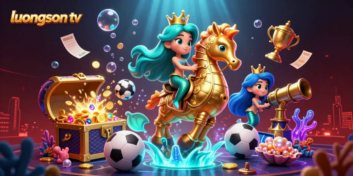 Experience thrilling sports action with luongson tv in a vibrant online casino scene showcasing dynamic elements.