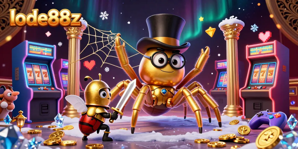 Experience thrilling gameplay at lode88z with engaging characters amid vibrant casino action.