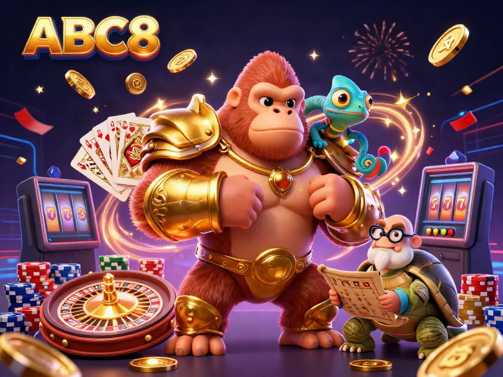 Engage with thrilling gaming and rewards at ABC8 in a vibrant casino setting.