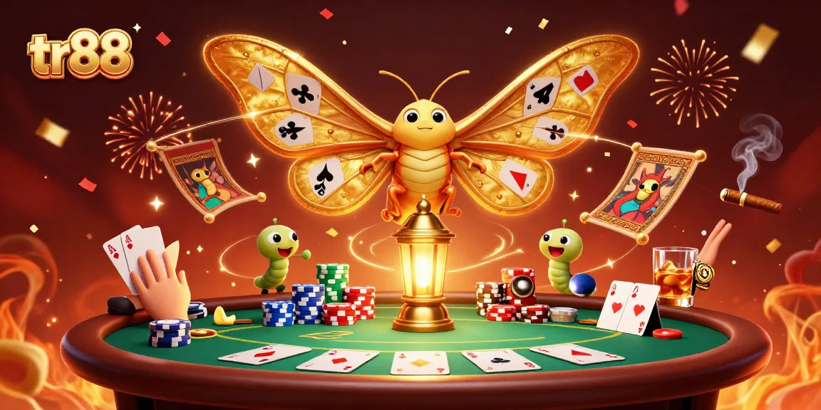 Experience intense gaming action at tr88 with our vibrant 3D illustration highlighting vibrant casino elements.