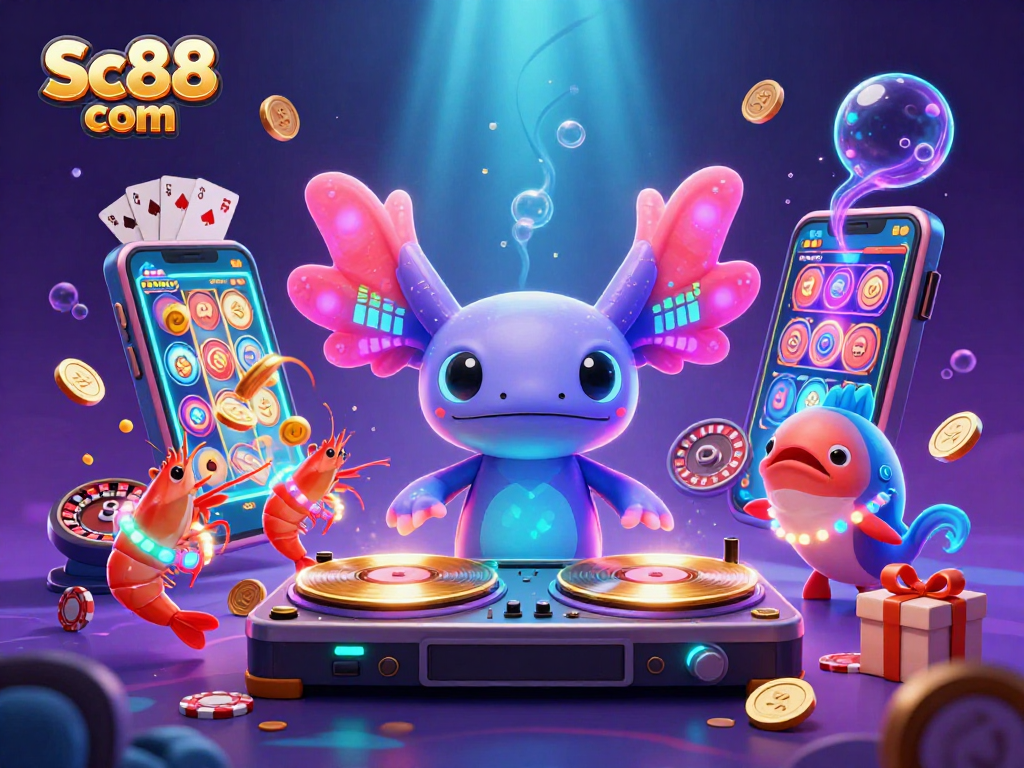 Experience thrilling gameplay at Sc88 com with vibrant casino characters and exciting slot games!