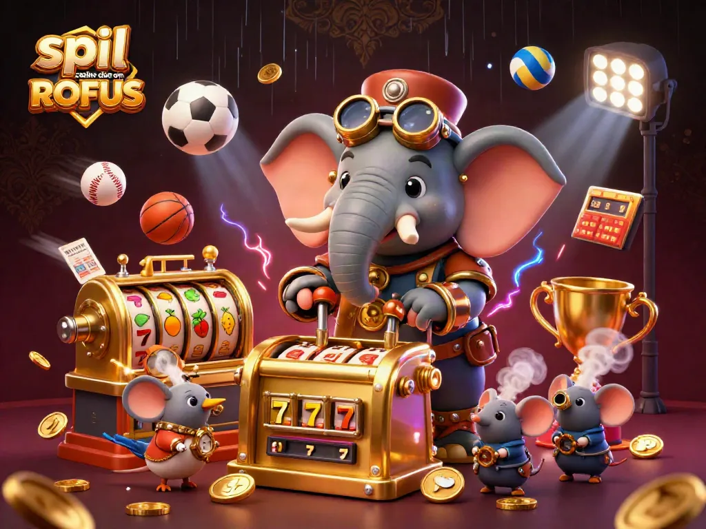 Engage in thrilling spil casino uden om ROFUS with steampunk characters and dynamic game elements.