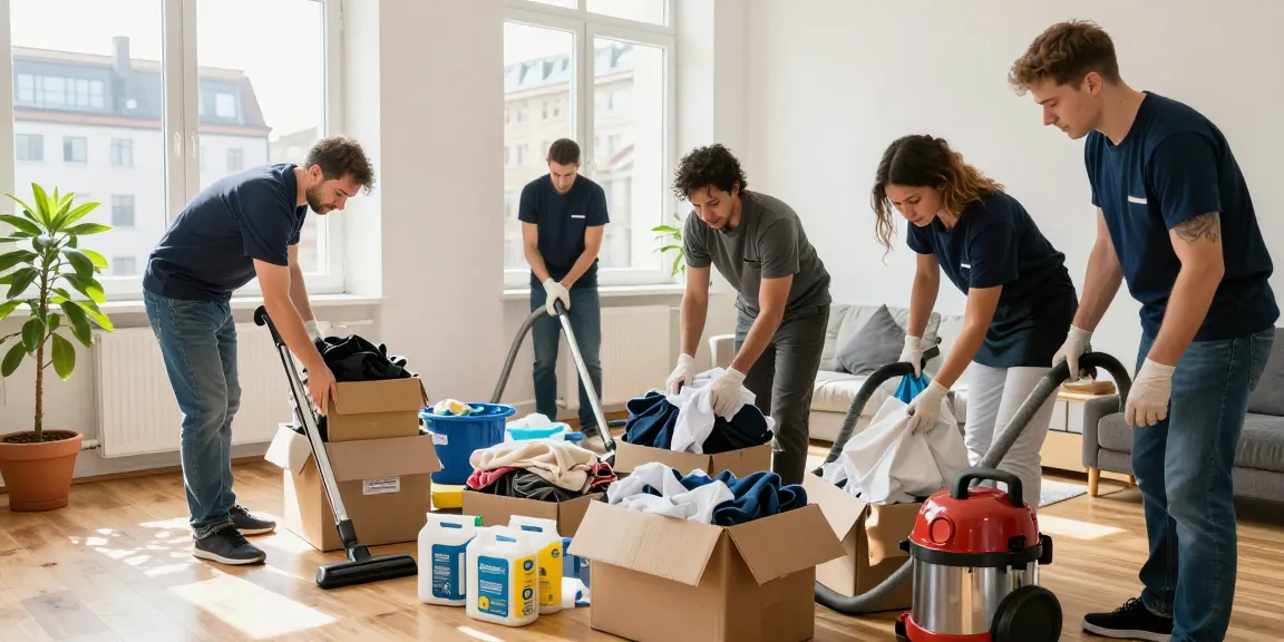 Effiziente Entrümpelung München durch professionelles Team in urbaner Umgebung.