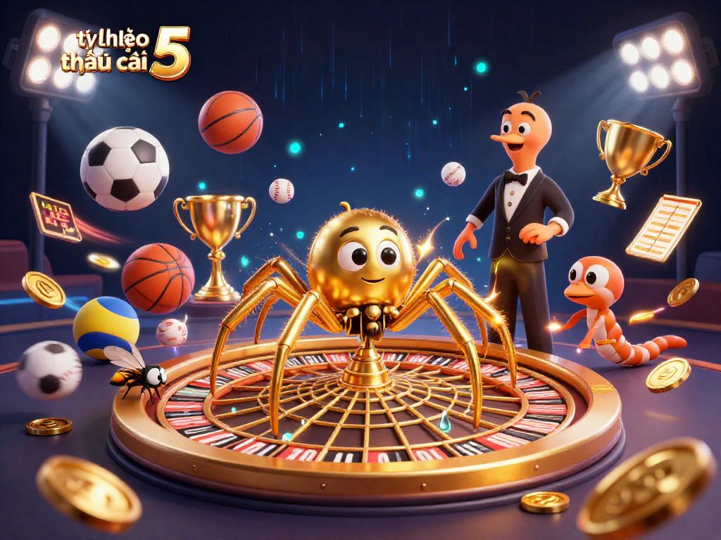 Place your bets with tỷ lệ kèo nhà cái 5 in an immersive casino scene filled with excitement.