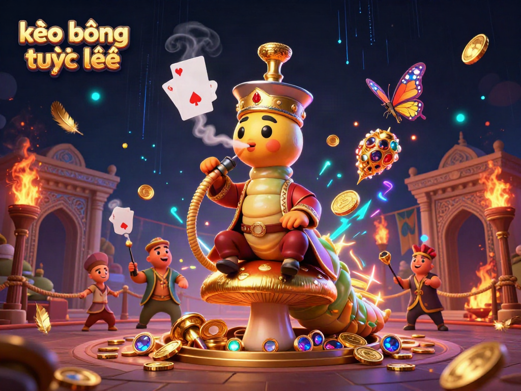 Engage with kèo bóng trực tuyến through this vibrant illustration of thematic gaming elements.