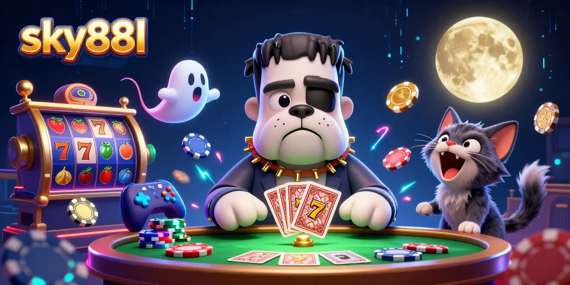 Bet on vibrant slot games while enjoying spooky fun at sky88l's unique casino experience