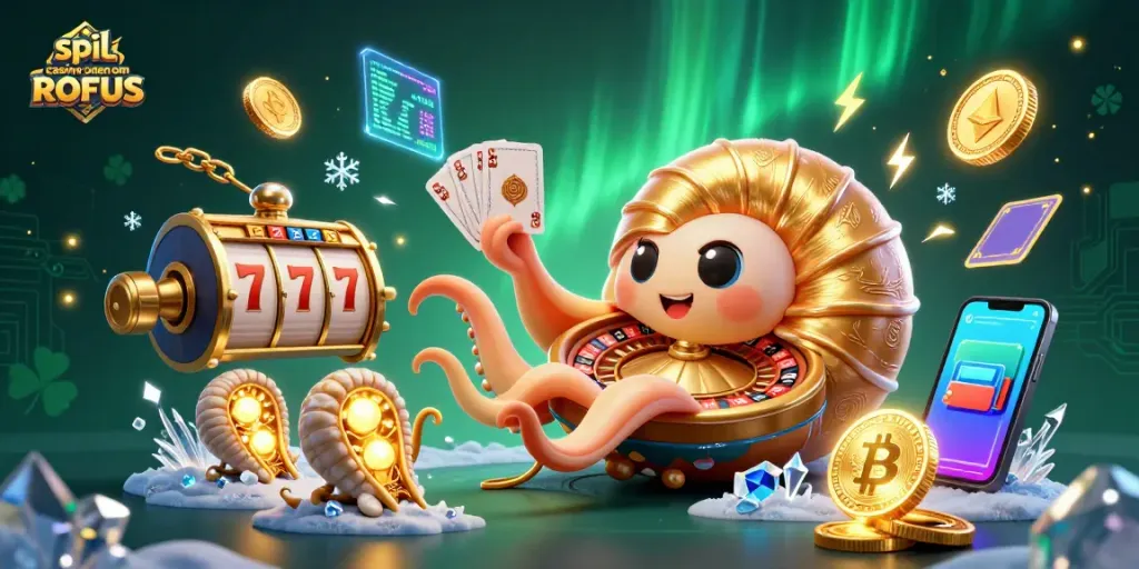 Engage in spil casino uden om ROFUS with winning slots and dynamic gameplay elements in vibrant 3D.