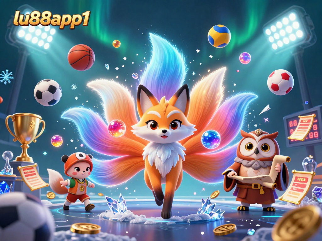 Experience excitement with lu88app1 as a nine-tailed fox and owl sage guide your sports betting journey.