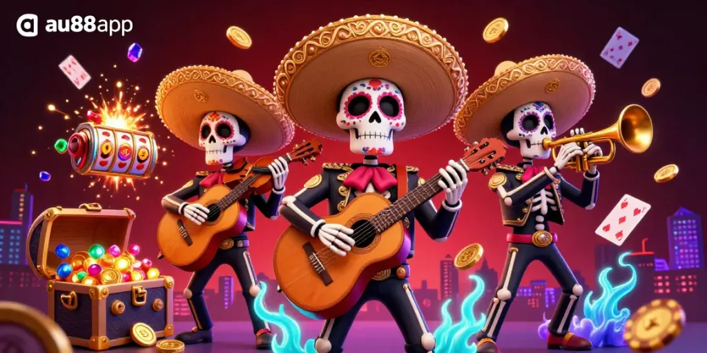Experience thrilling wins at au88app with vibrant casino characters promoting excitement and engagement.