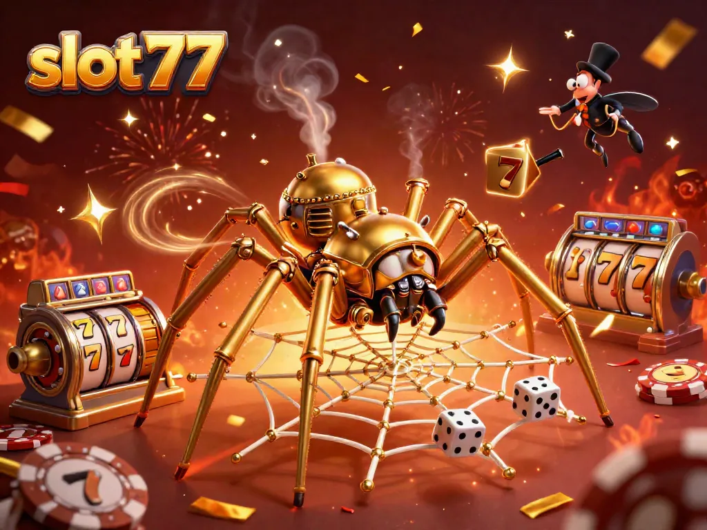 Menangkan slot777 dengan jackpot berkelas di ilustrasi kasino yang kaya warna ini.