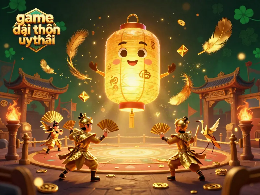 Experience the thrill of game đổi thưởng uy tín with vibrant symbols and characters amidst an energetic casino scene.