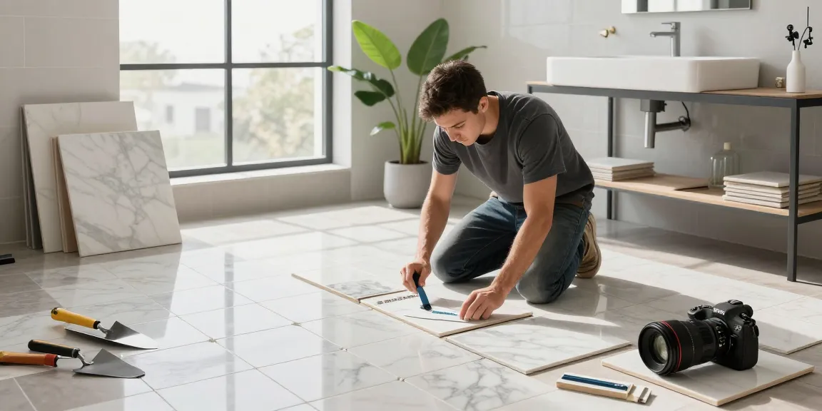 Professioneller Fliesenleger Heidelberg verlegt elegante Badezimmertiles mit Liebe zum Detail.