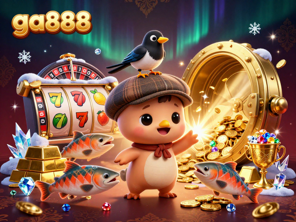 Experience casino excitement with ga888 as Nessie and friends spin lucky reels and discover treasures.