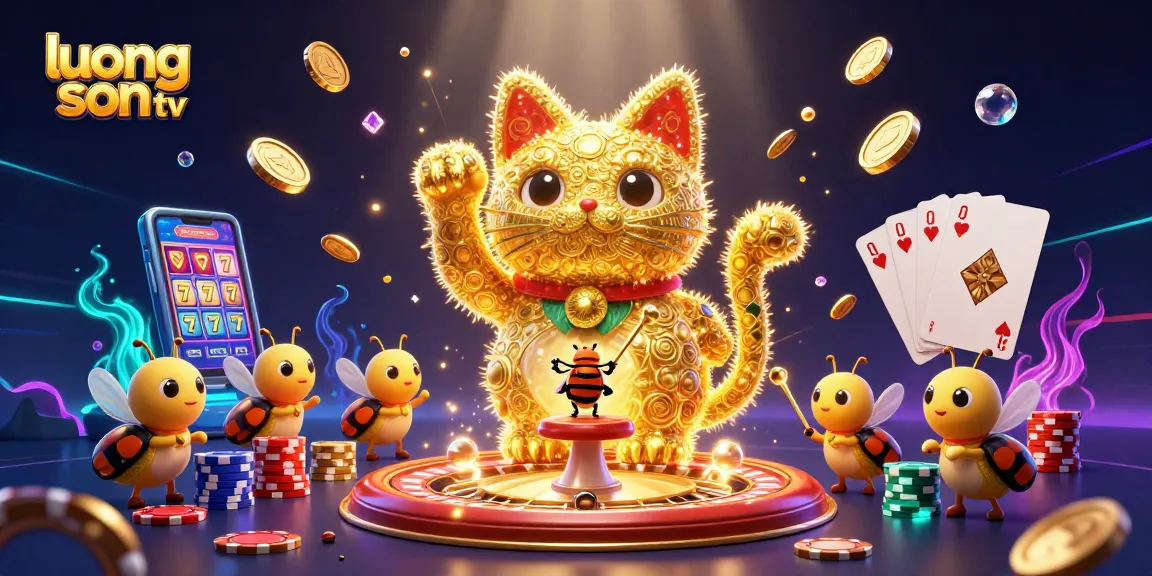 Bet on excitement with luong son tv's captivating online gambling visuals.