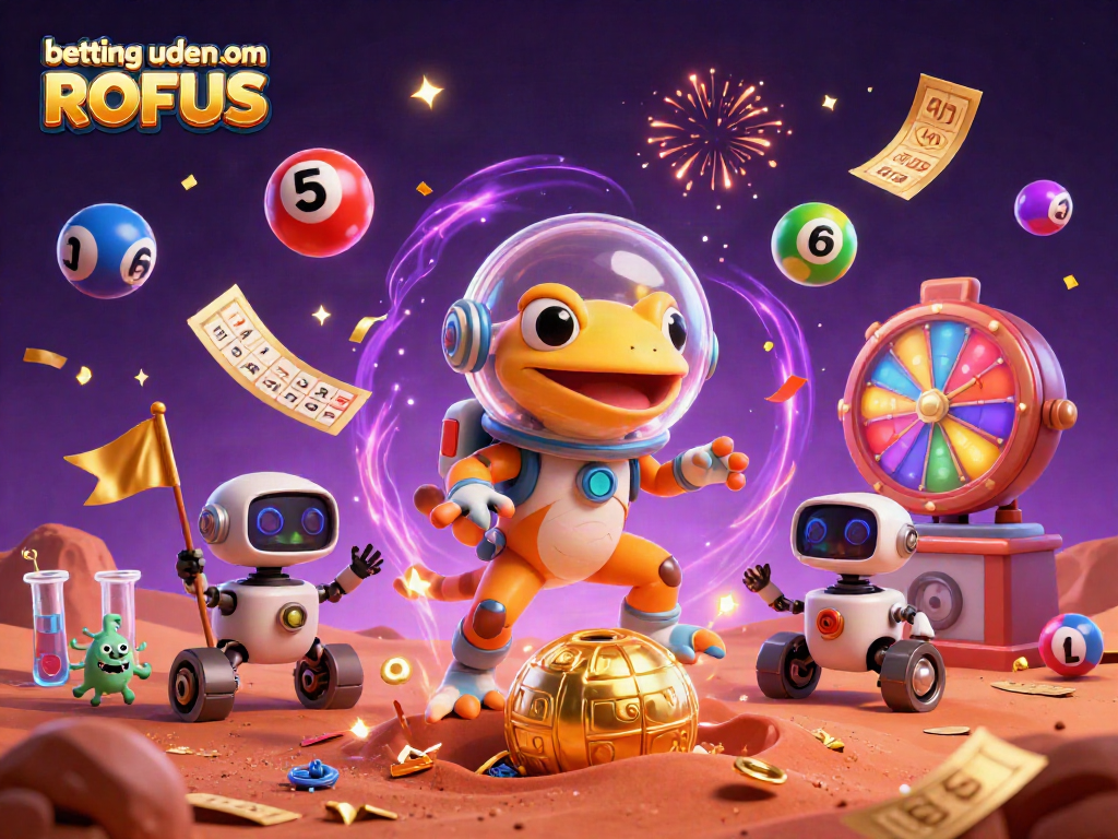 Experience betting uden om ROFUS with Martian gecko discovering a golden casino