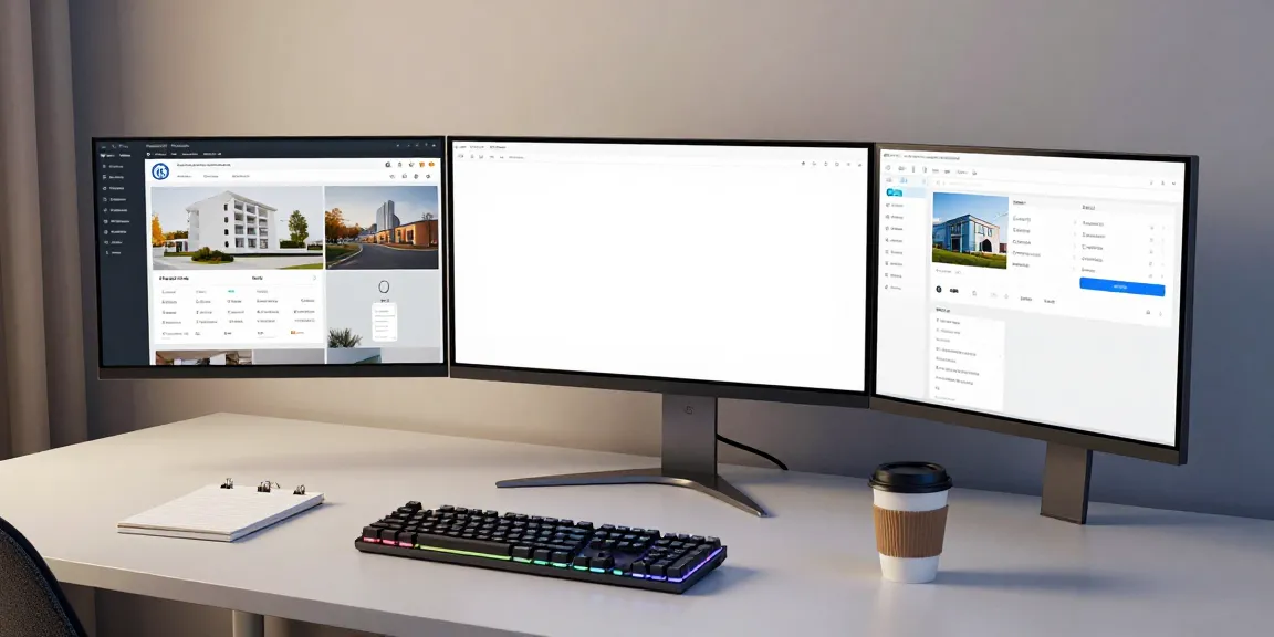 Immobilien München – Professionelle Softwareentwicklungsumgebung mit Licht und modernem Design.