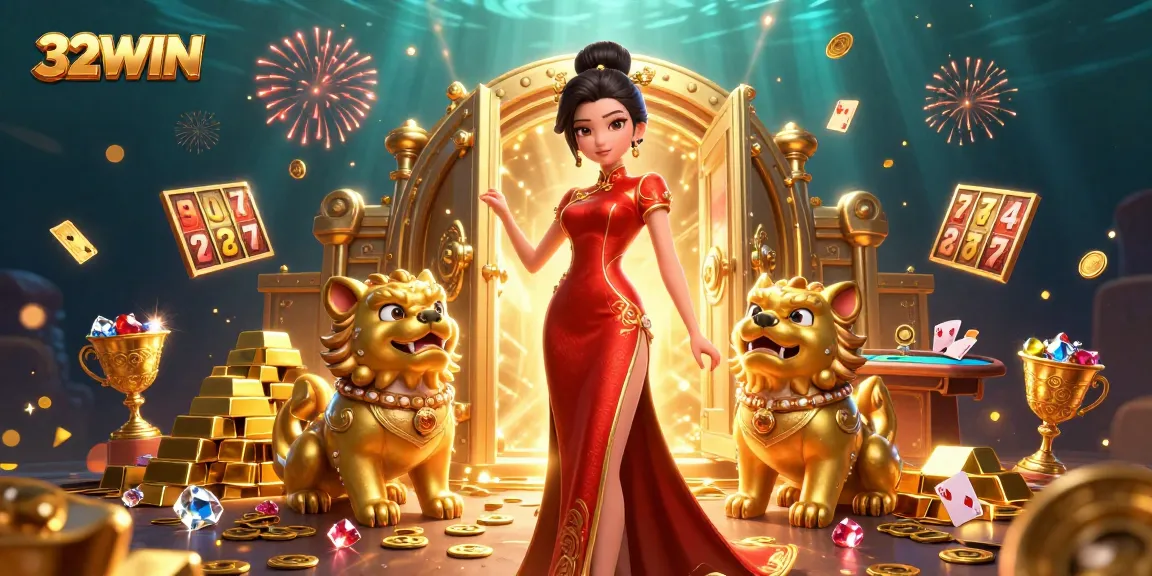 Win big with 32WIN at lively casino games featuring slot reels, jackpots, and poker tables.