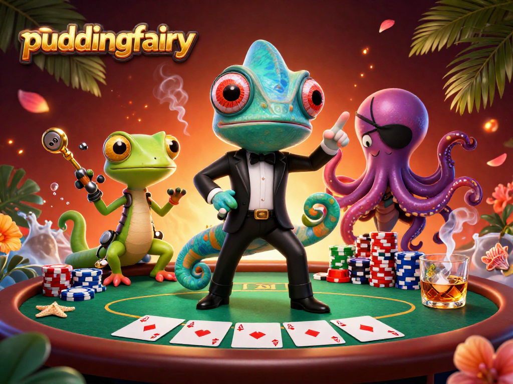 Experience thrilling gameplay at puddingfairy with vibrant characters and dynamic casino elements.