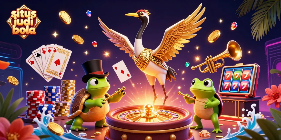 Experience the excitement of situs judi bola with vibrant characters and dynamic gambling elements!