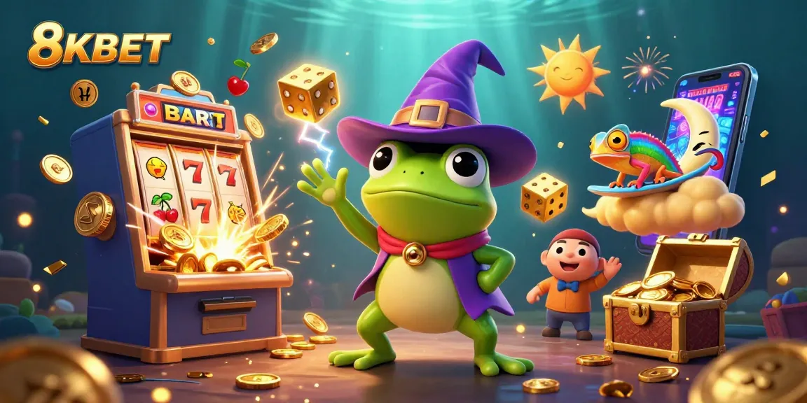 Experience the thrill of 8KBET with a whimsical storm of winnings and golden treasures!