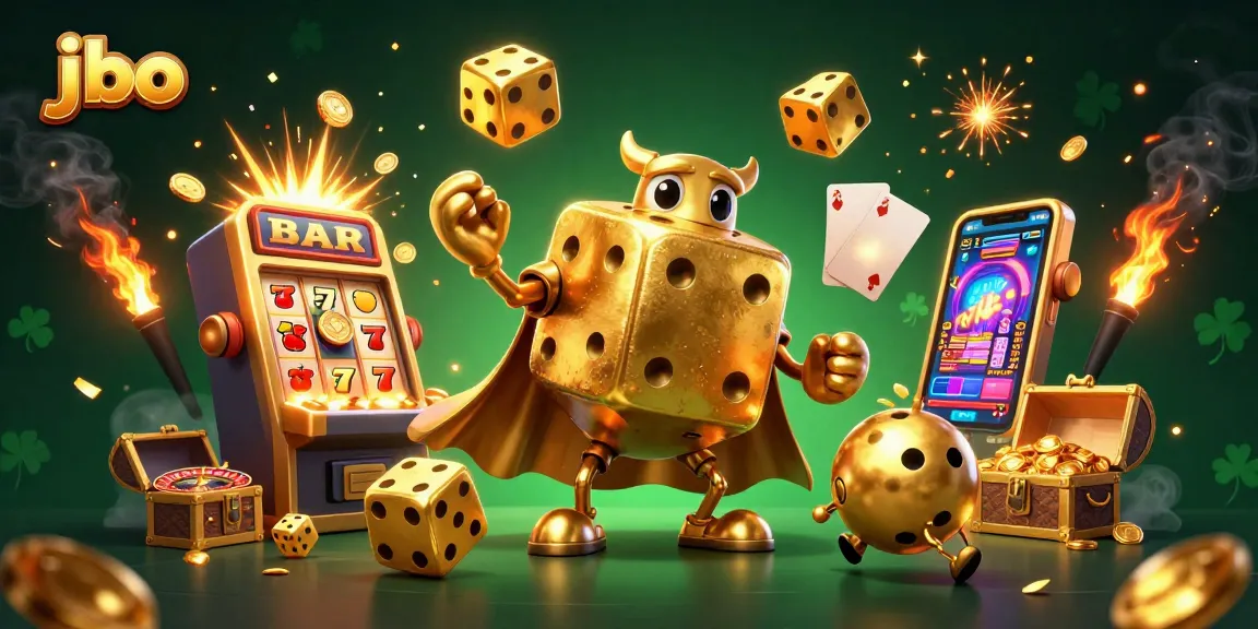 Experience the thrill of jbo with dynamic casino characters and vibrant jackpot elements.