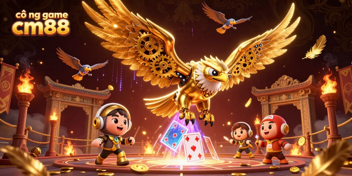 Experience the excitement of cổng game cm88 with our dynamic 3D illustration featuring thrilling casino action.