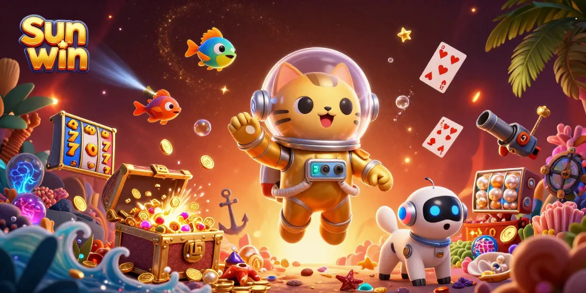 Experience thrilling gameplay and jackpots at Sun win with golden treasures and dynamic casino scenes.
