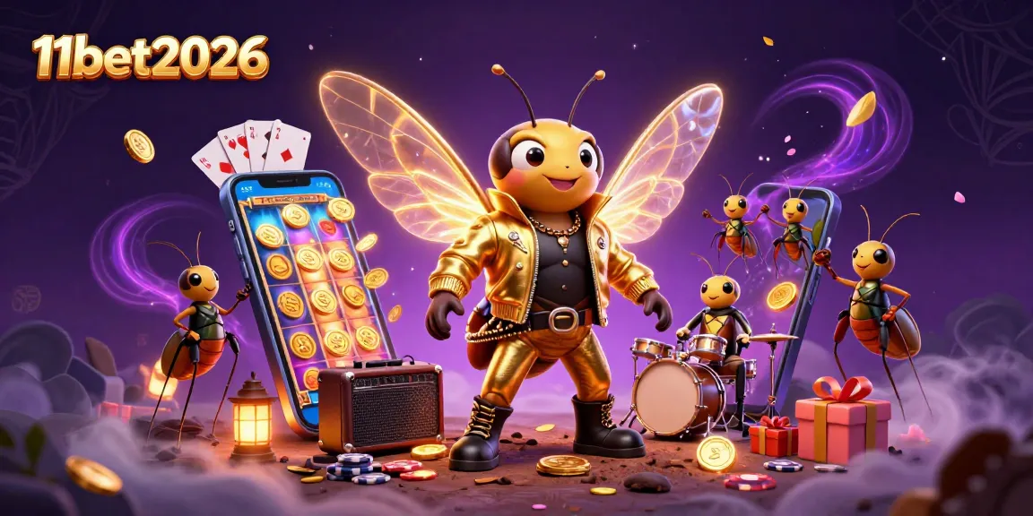 Spin to win with 11bet2026 in a vibrant 3D casino scene featuring exciting game elements.