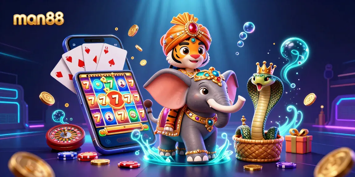 Experience the thrill of man88 with vibrant 3D casino characters and dynamic slot games!