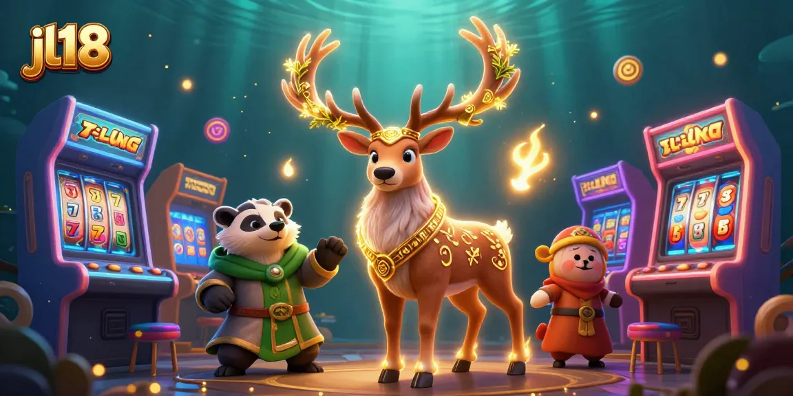 Join the excitement at jl18 casino with vibrant slot machines and enchanting gaming characters.